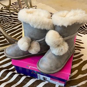 Rampage Girls Ginny Boot Pewter size 1